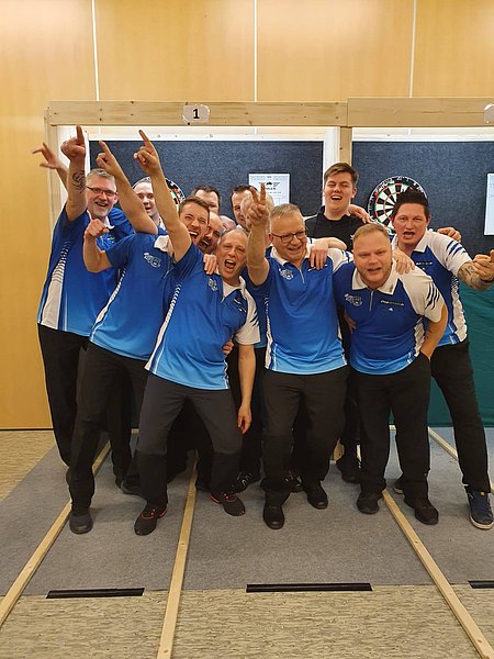 Darts: Aufstieg des A-Teams in die Bundesliga Nord